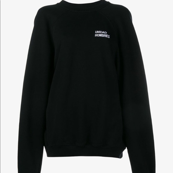 vetements oversized sweatshirt